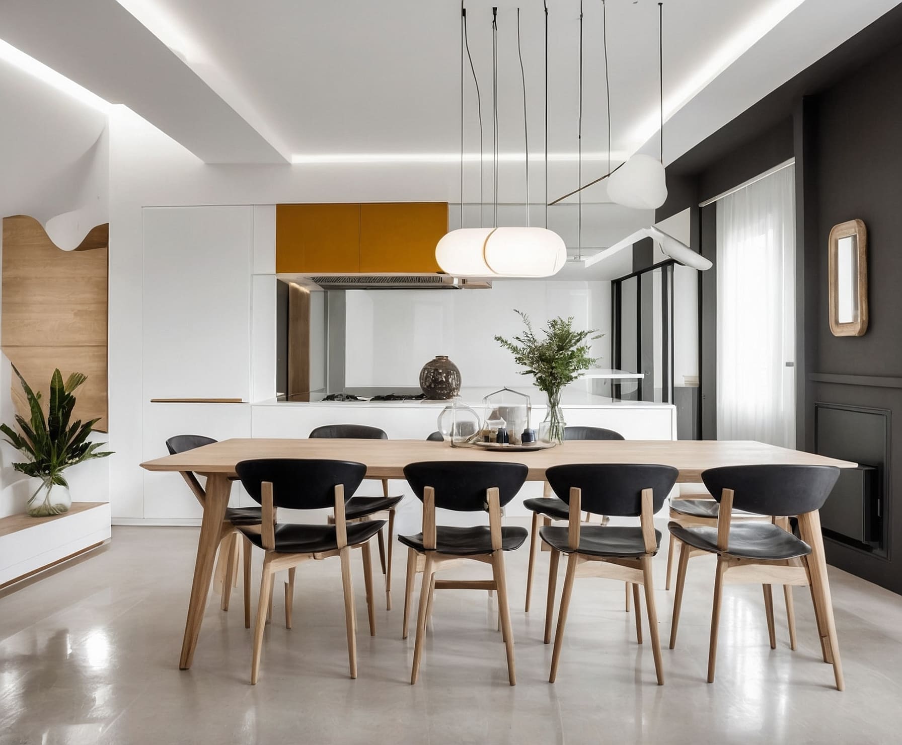 Vista de un hogar moderno y reformado